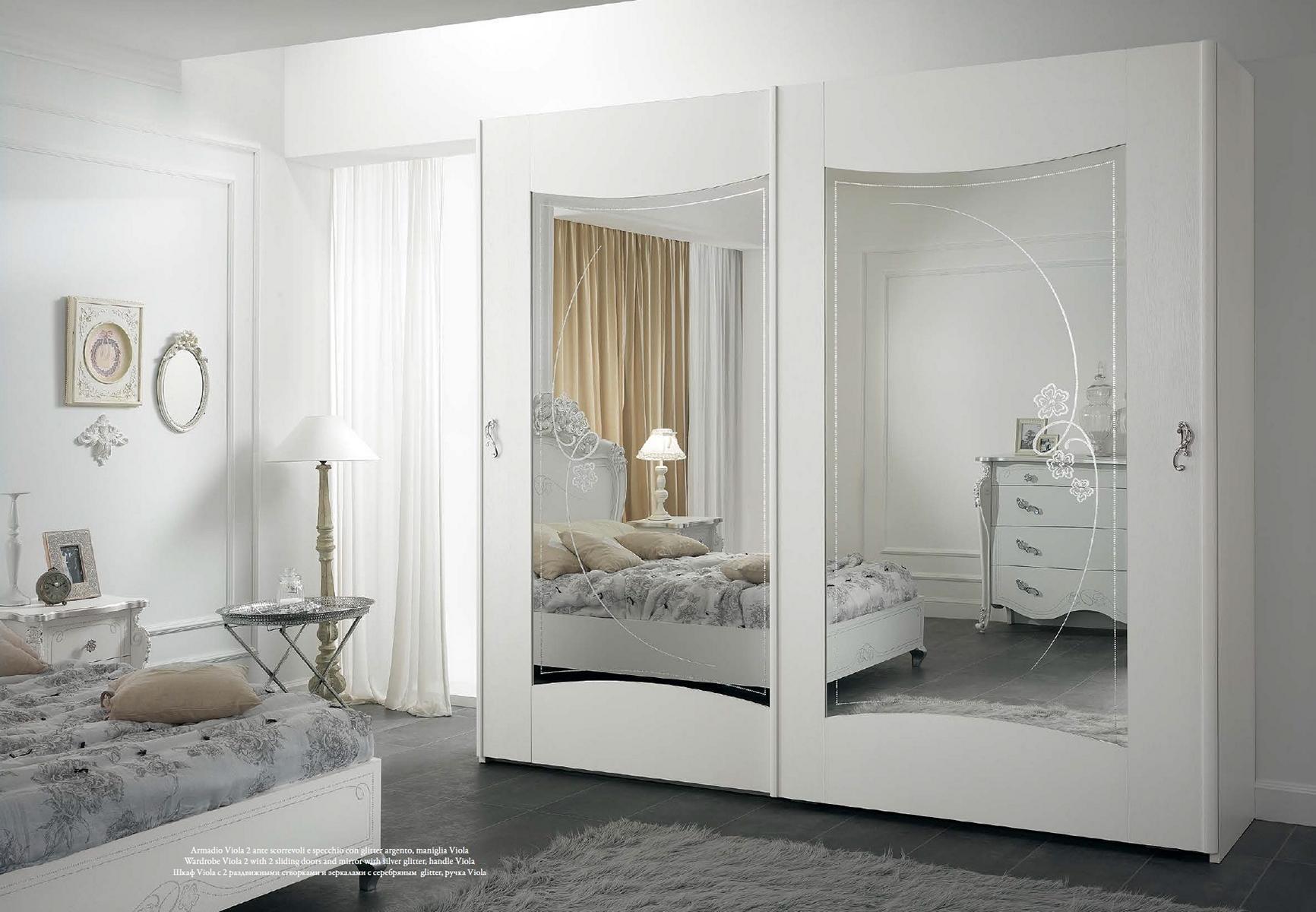 Wardrobe White Luxury Furniture Italian Furnishings Bedroom Closet