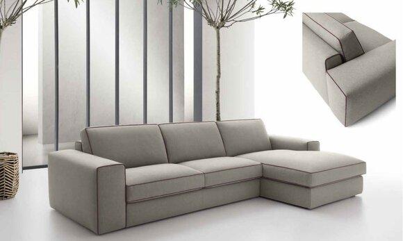 Fabric L-shape Couch Corner Sofa Modern Design Sofa Focus alfitalia