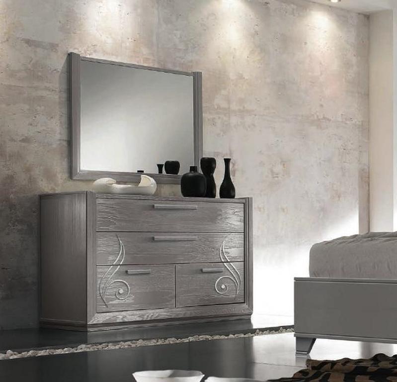 Chest of drawers mirror cabinet Luxury chests of drawers cabinet set 2pcs.