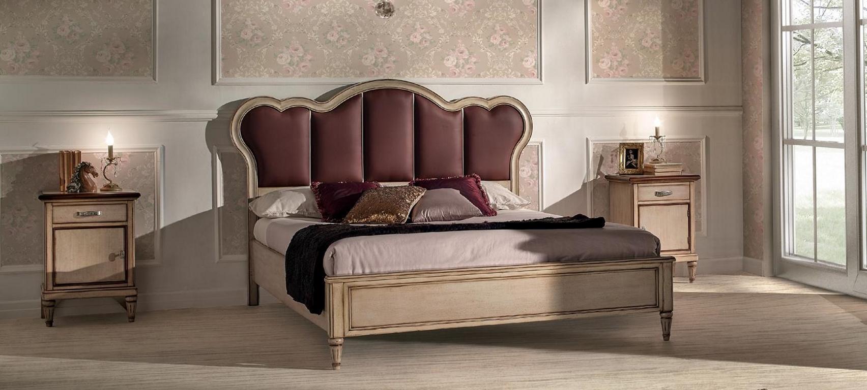 Bed Double Bed Bedroom Bed Furniture Vaccari cava Giovanni