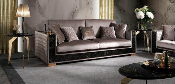 Sofa three-seater couch upholstery design seat sofas room furniture fabric 3-seater modern