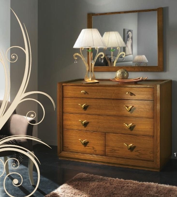 Chest of drawers Mirror Set Group Chests of drawers Console Wood New Set 2pcs.