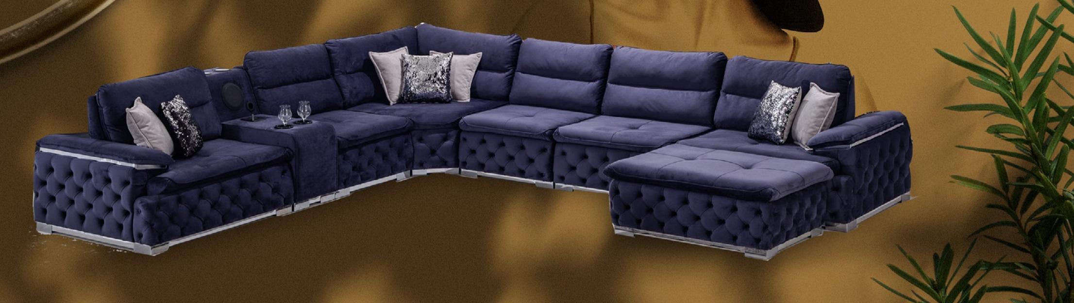 Corner Sofa U Shape Chesterfield Sofa Living Room Furniture Italian Style