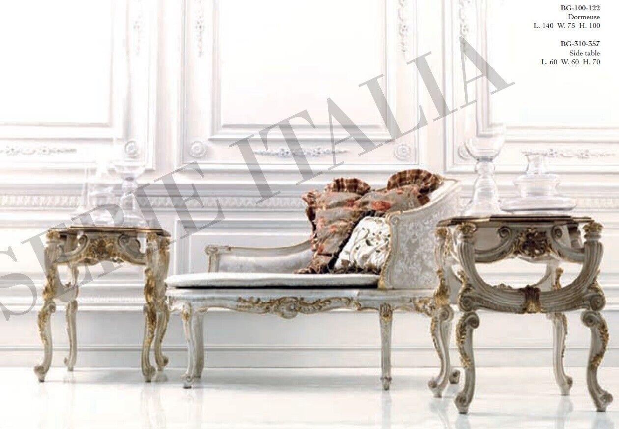 Side table coffee table living room table wood Royal side baroque tables