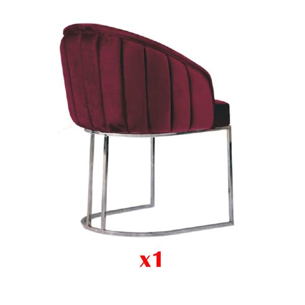 Modern Armchair Chair 1x Dining Room Upholstered Chair Textile