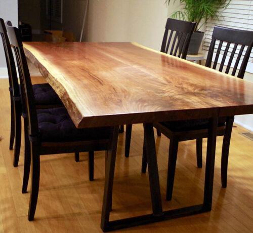 epoxy resin dining table real wood solid furniture waterfall epoxy table 260x100cm