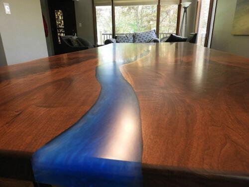 Dining table design table modern tables sea ocean river furniture 220x90 epoxy resin