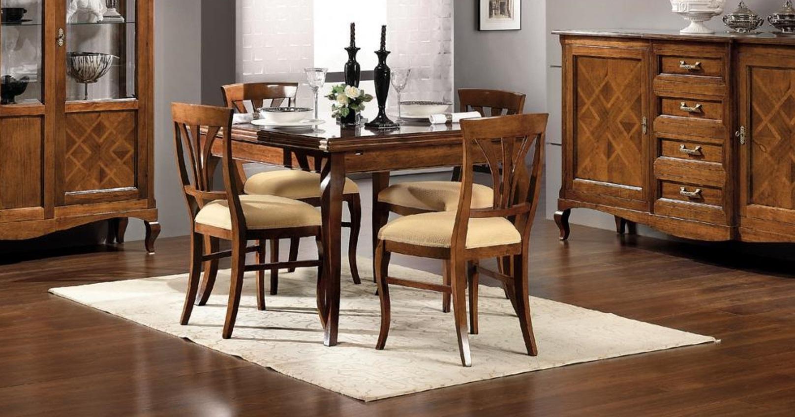 Dining Table Antique Style Solid Wood Wood Tables Italian Dining Tables Table