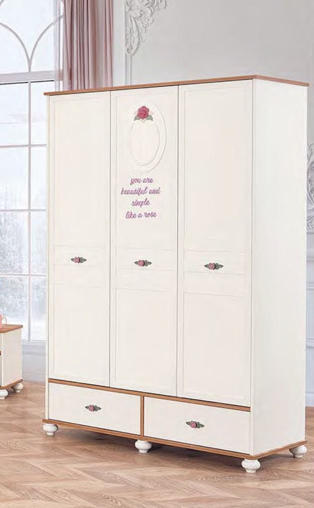 Children\'s room wardrobe closets white wood closet design wardrobes