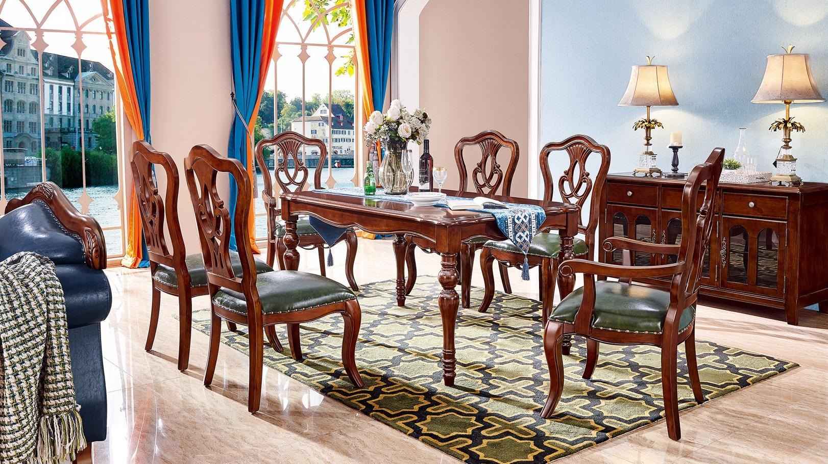 Table Dining Table Design Furniture Dining Room Wooden Table Luxury Country Style