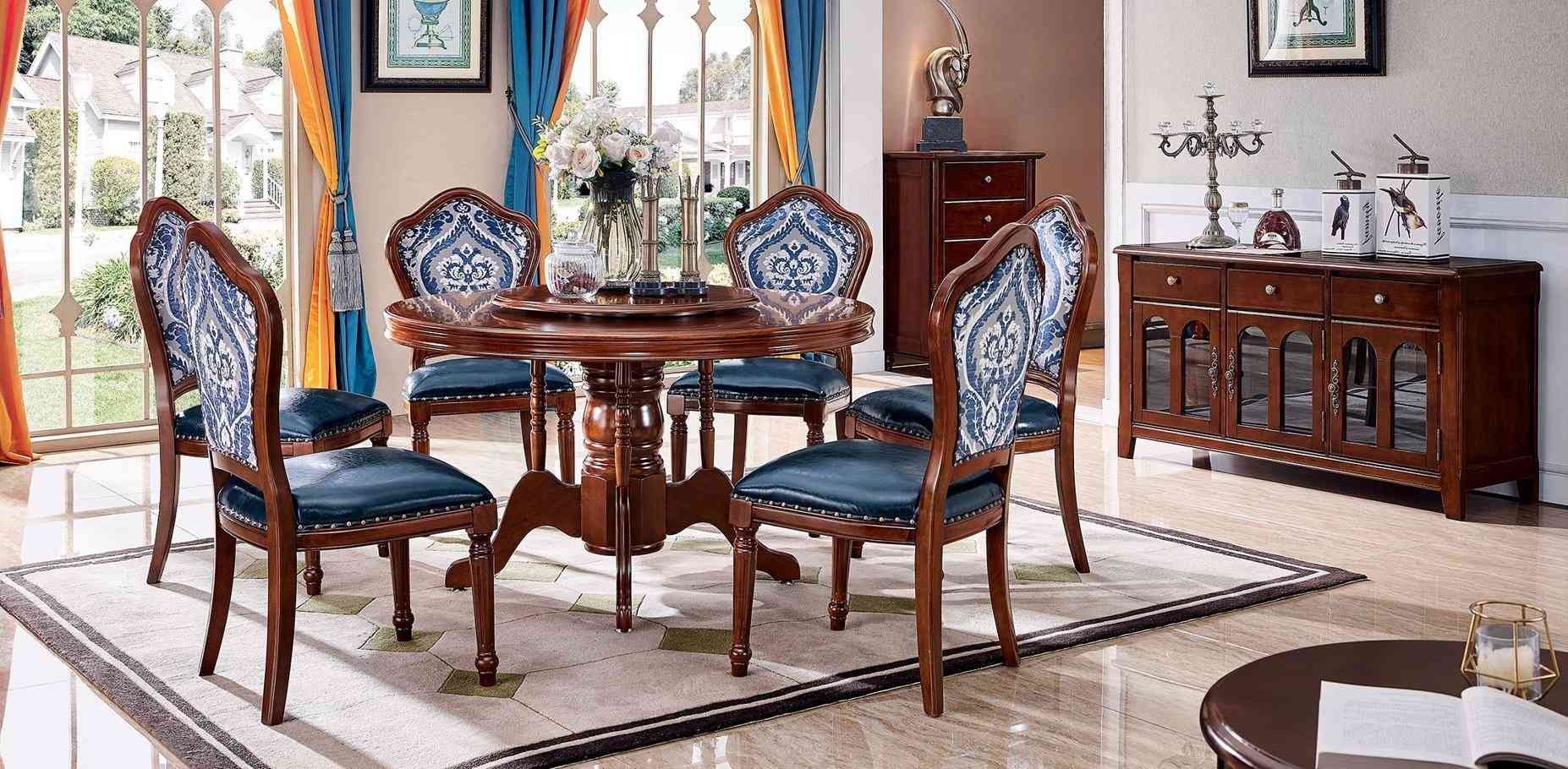 Dining Room Tables Round Furniture Dining Table Luxury Round Table Solid Wood