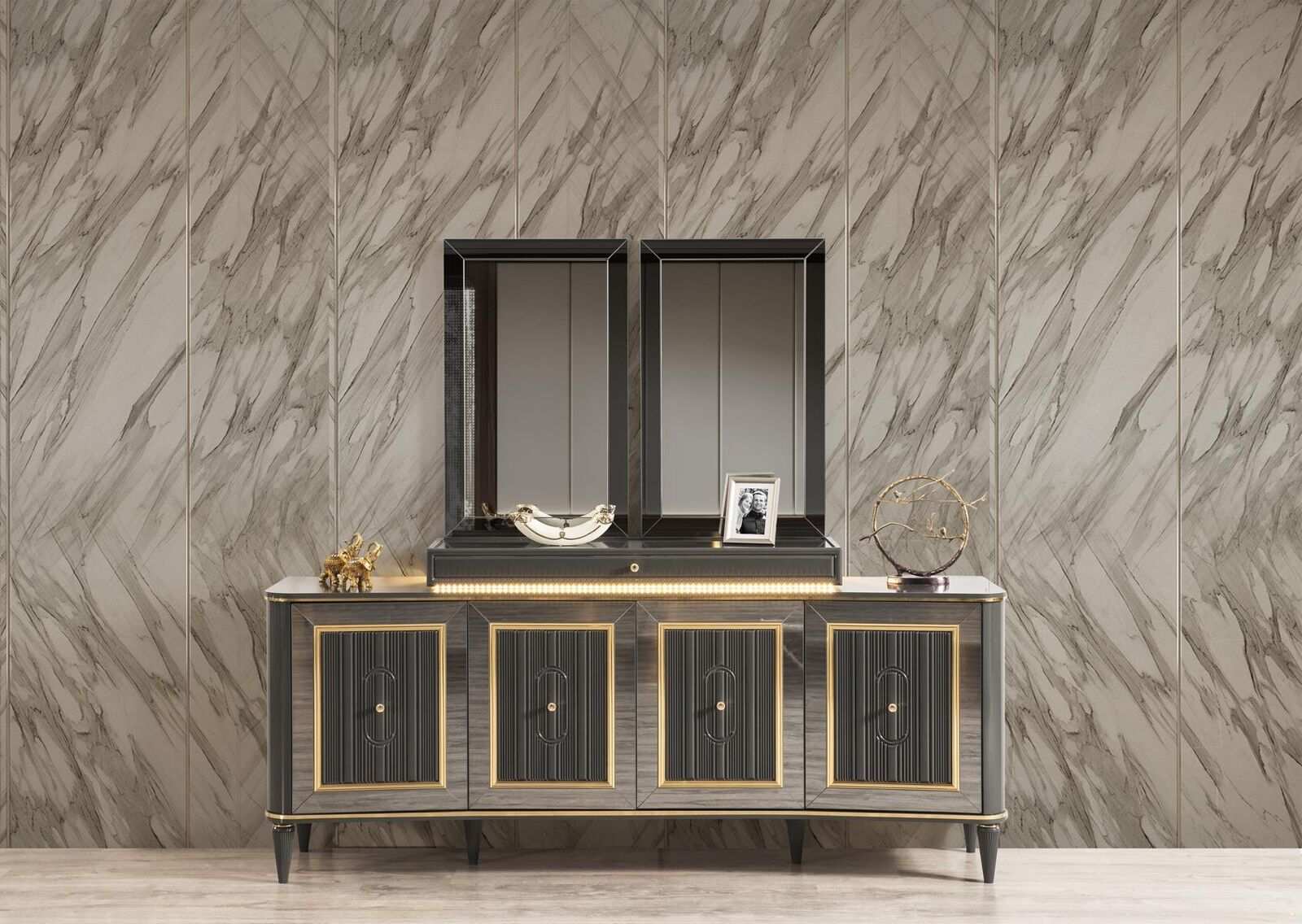 Sideboard living room design new luxury furniture console sideboard wood