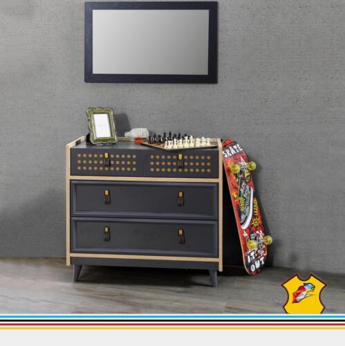 Youth room chest of drawers with mirror luxury console chests of drawers furniture blue new