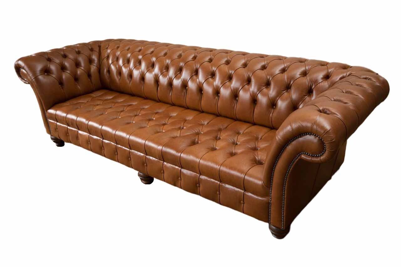 Sofa living room Chesterfield couch upholstery sofas 4 seater leather xxl big