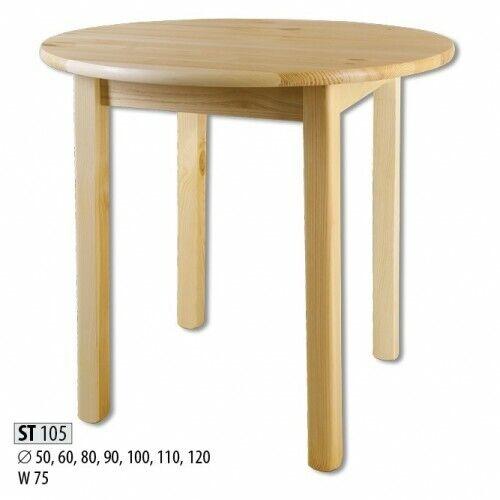 Round dining table wooden table solid pine table handmade table round