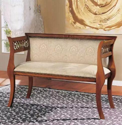 Bench luxury design upholstered furniture seating furniture Italian furniture bench living room