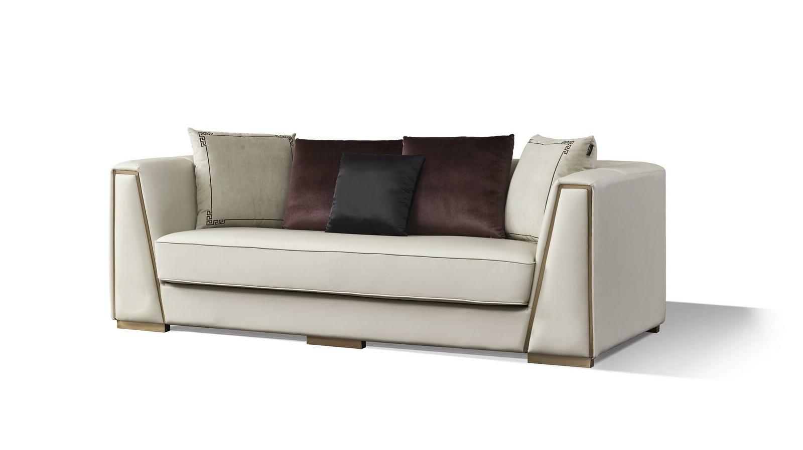 Three Seater Couch Upholstery Design Sofa Modern 3 Sofas Room Furniture White Seat