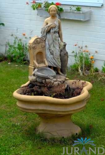 Fountain fountain decorative fountain garden 1015 decorative fountain 112 cm cast stone