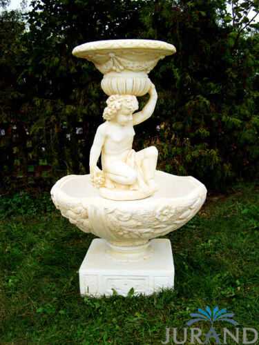 Fountain ornamental fountain garden 1013 decorative fountain 149 cm cast stone