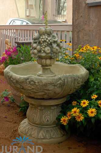Fountain ornamental fountain garden 1020 decorative fountain 107 cm cast stone