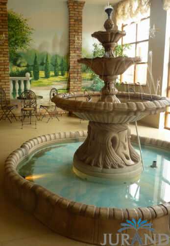 Fountain basin fountain decorative fountain XXL garden decorative fountain 356 cast stone