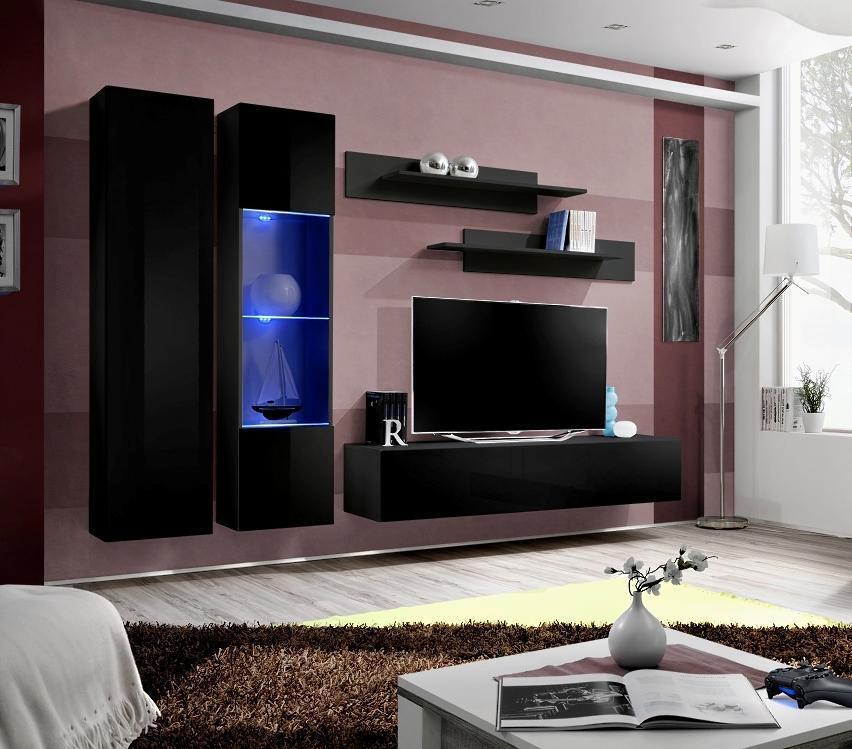 Modern Living Wall Living Room Wall Shelves Design TV Stand Lowboard