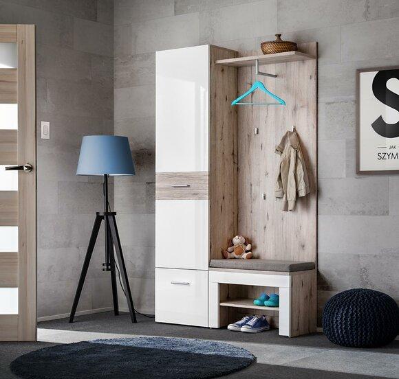 Hallway Wardrobe Set Modern Design Style Luxury Wardrobe Wood Furniture