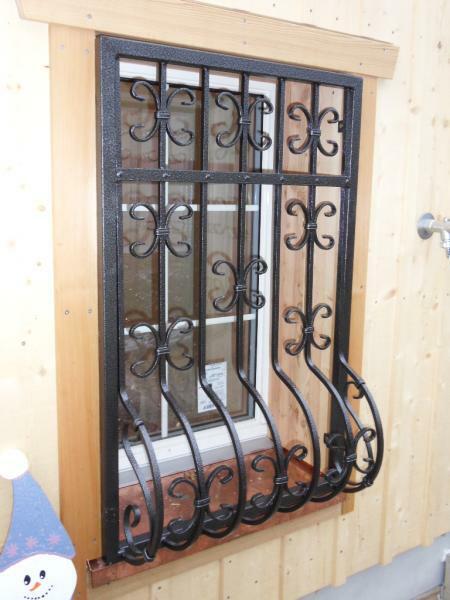 Window protection grille burglary protection wrought iron custom-made protection New 182