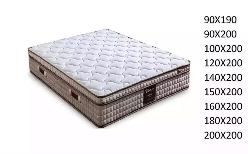 Mattress Hotel Beds Mattresses 200x200cm King Size Quality Box Spring Bed