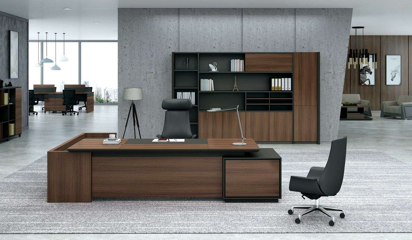 Office table desk corner desk computer table work table company furniture