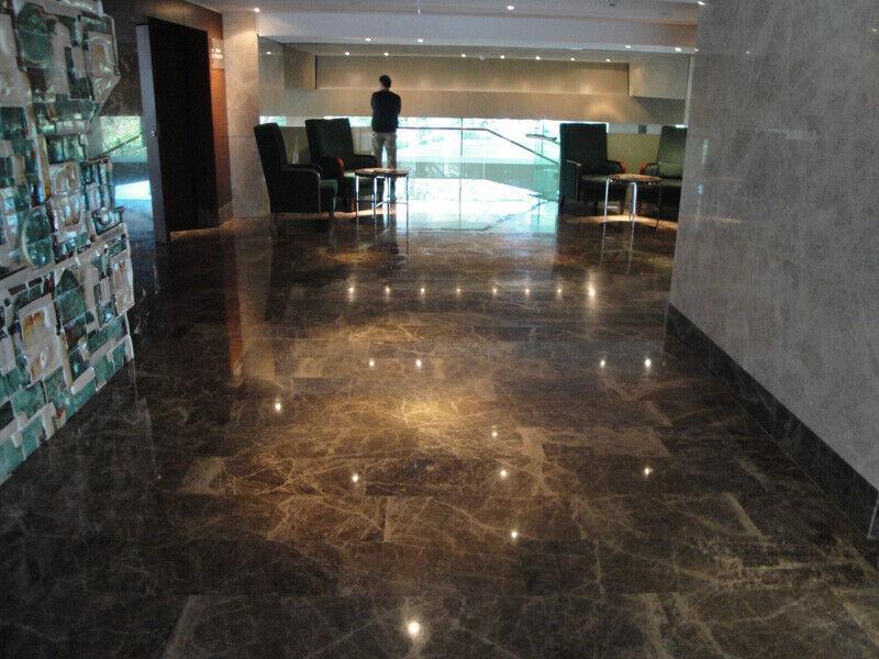 Marble floor 1m² set floor natural stone luxury tiles stone marble dark emperador