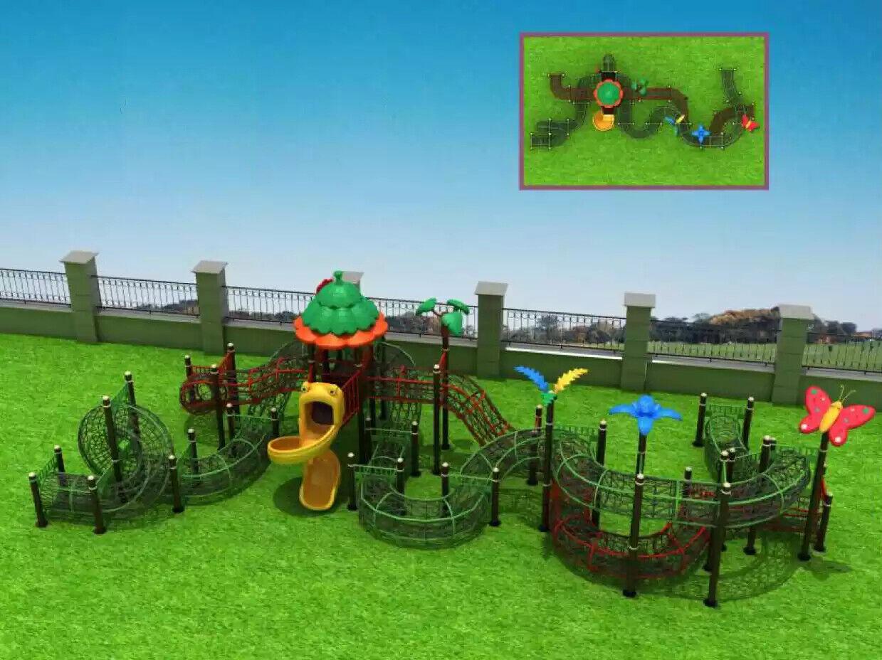 Outdoor sports complex Children\'s climbing frame Playground Public leisure park