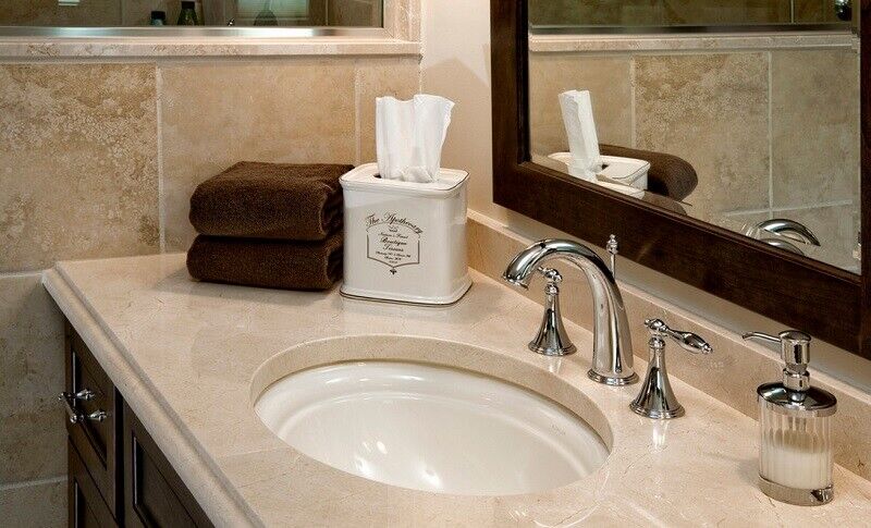 Washbasin washbasin made to measure 200x70cm marble natural stone table top