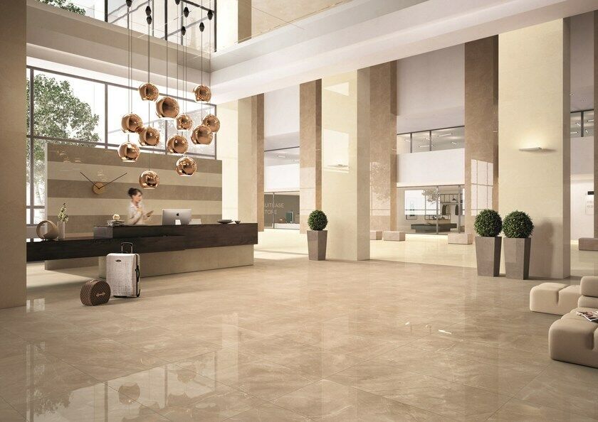 Luxury marble floor natural stone floor covering wall tiles crema tile 60x60cm 30m²