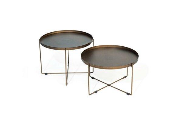 Coffee table 2x living room coffee table nesting table side tables 2 pieces. Round tables