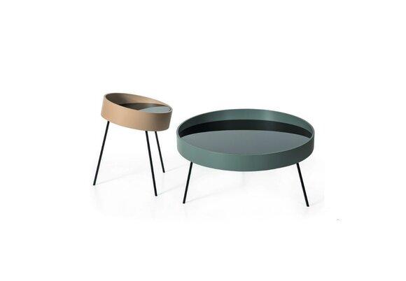 Modern Luxury Coffee Table Double Round 2x Stainless Steel Coffee Table Furniture Round Tables