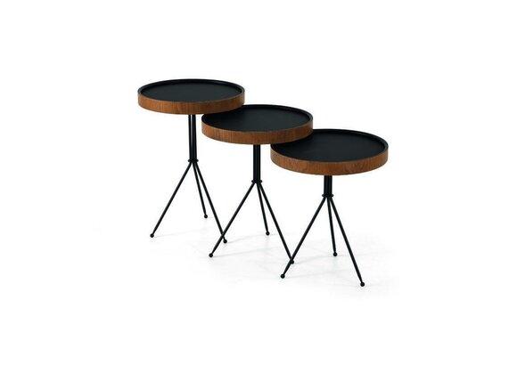 Set of 3x coffee tables, coffee tables, side tables, designer living room tables