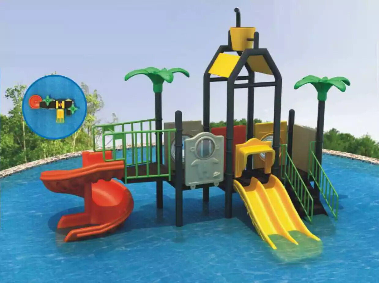 Pool Slides Playground for children Entertainment for children Outdoor