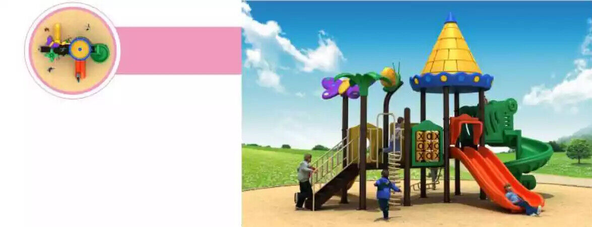 Outdoor entertainment for children Climbing tower Play tower with slides