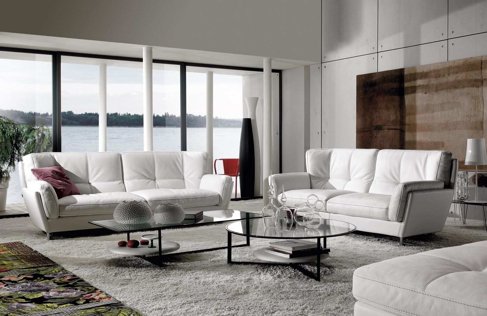 Sofas Set Leather Couches Modern Couch Group Design Sofa Set 3 + 2 Seater