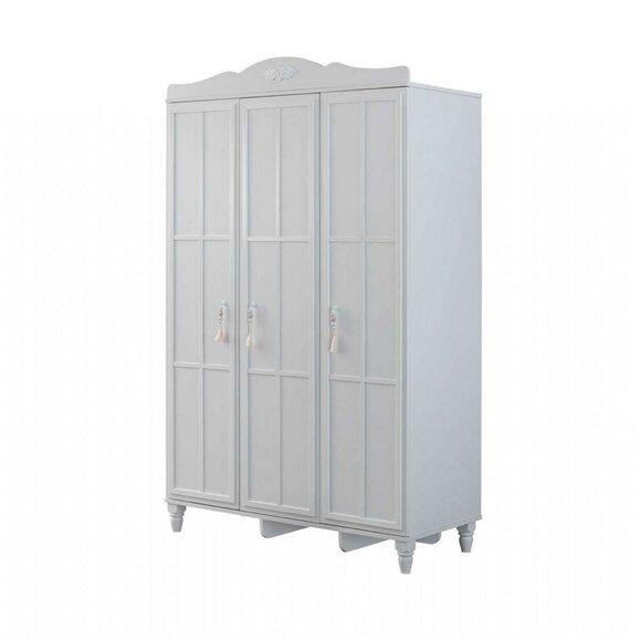 Luxury wardrobe children\'s wardrobe wooden cabinet cupboard white wood