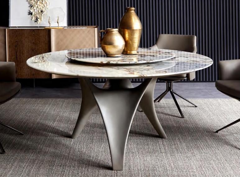 Luxury dining table round dining tables dining room round table material wood tables