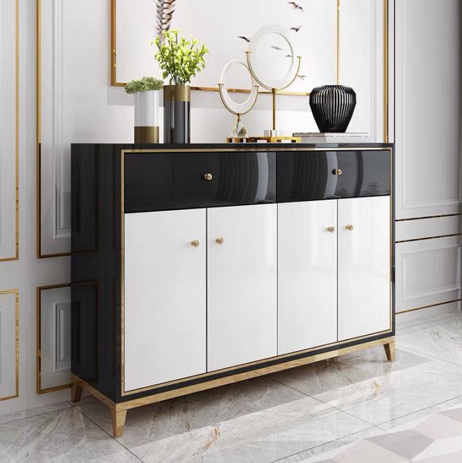 Chest of drawers cabinet sideboard white modern chests of drawers dining room wood luxury new