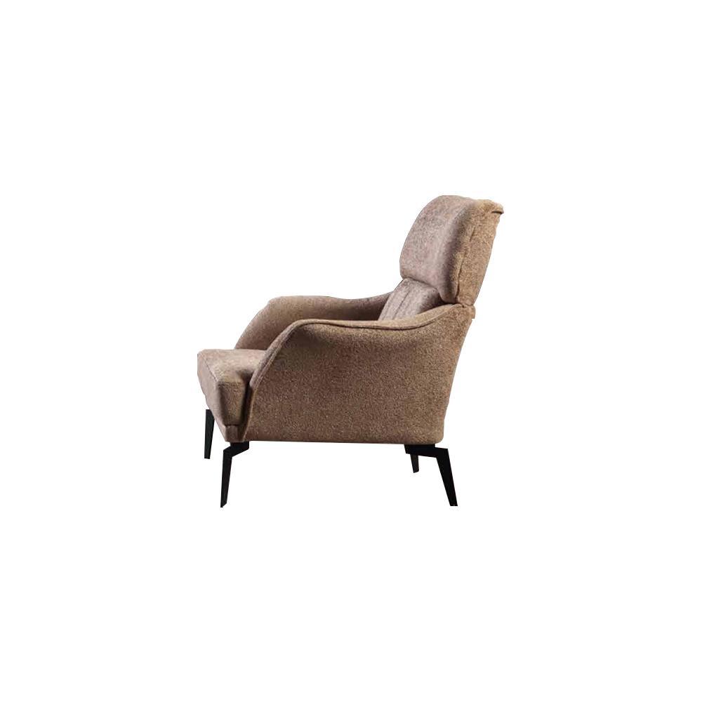 Modern Beige Living Room Armchair 1-Seater Luxury Upholstered Seating Furniture New