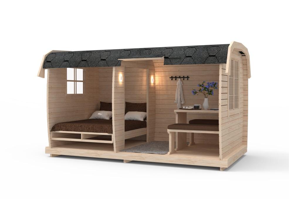 Camping site Sleeping place House Camping barrel Holiday home Hut Wooden house