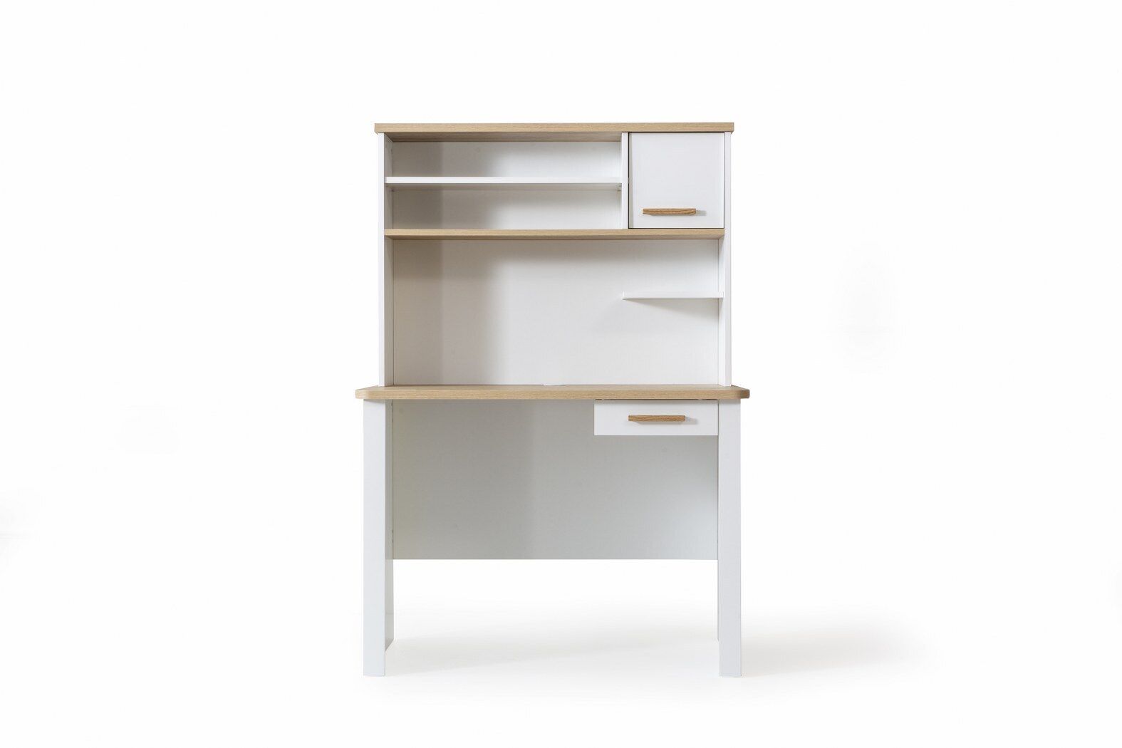 White desk designer shelf children\'s room wood furniture designer set