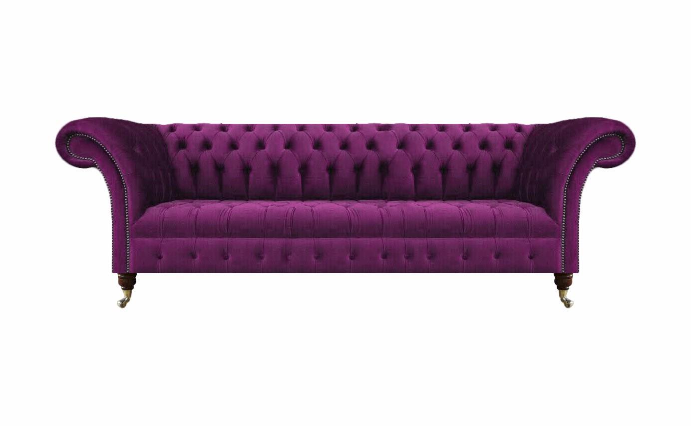 Sofa Couch Four Seater Luxury Furniture Chesterfield Living Room Upholstered Sofa