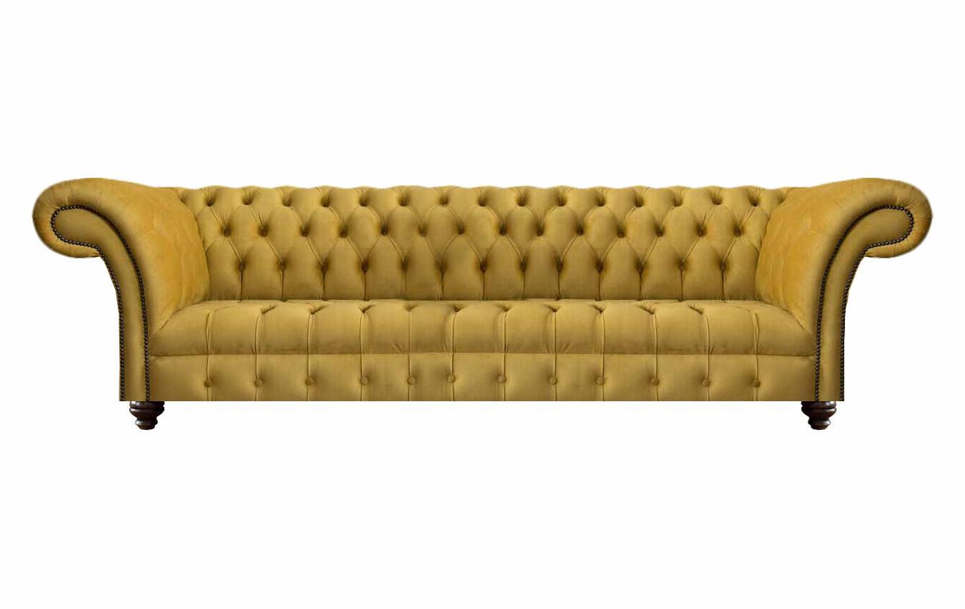 Luxury design furniture sofa four seater couch living room seat Chesterfield