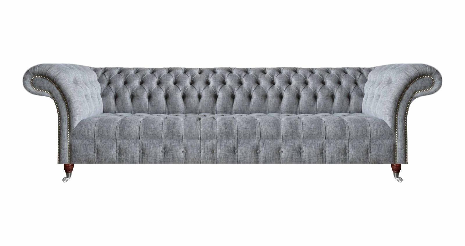 Chesterfield Modern Sofa Couch Four Seater Living Room Design Furniture Upholstered Sofa