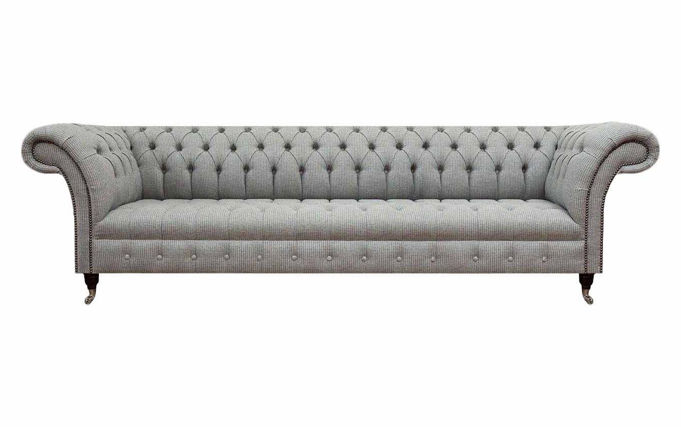 Chesterfield furniture sofa four-seater couch living room textile furnishings